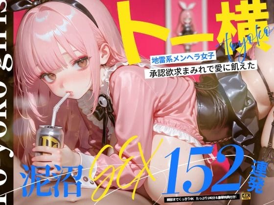 【フル漫画】d_773602 | 【4K神画質】トー横地雷系メンヘラ女子！  承認欲求まみれで愛に飢えた泥沼SEX152連発！【146分】 | なめらか動画部(ゴスロリ)